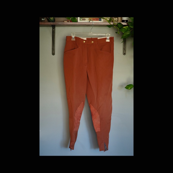 Miller's Pants - Miller's Rust Knee Patch Breeches  30L